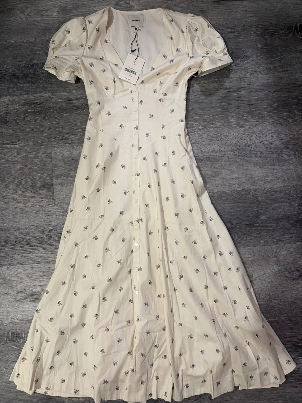 Reformation Fitz Dress Ivory - Size 2